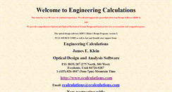 Desktop Screenshot of ecalculations.com